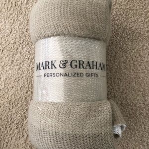 Mark and Graham throw blanket